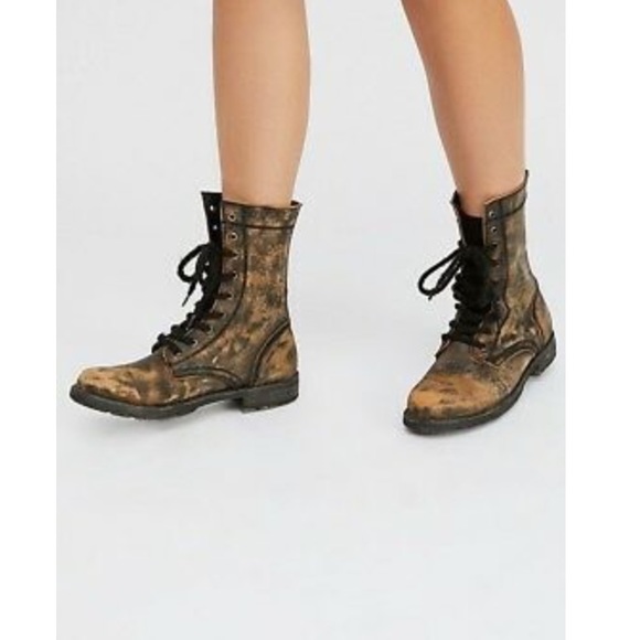 NEW Never Worn Free People Tortuga Combat Boots 7 - Picture 2 of 7